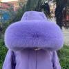 Gola de pele de raposa personalizada Imitação de pele de imitação de pele de faux Acessórios de vestuário de pele de imitação Gola de pele falsa Gola de chapéu Colarinho de pele falsa