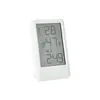 Reloj despertador simple de temperatura y humedad con pantalla grande, reloj de mesita de noche LCD, diseño de reloj más vendido transfronterizo, doble uso para colgar y de pie