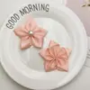 6cm Forma de Estrella de Cinco Puntas con Esquinas Afiladas Flor de Cinco Pétalos Accesorios Cosidos a Mano DIY Pasador Diadema Accesorios para Ropa Accesorios