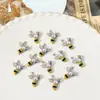 Abelha e MargaridaLiga Gota de Óleo Pérola Borboleta Abelha Flor Pingente Acessórios para Pulseira DIY