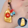 Llavero de oro arena imitación signo del zodíaco contentamiento pie 12 signos del zodíaco colgante para llave de coche regalo escénico venta al por mayor