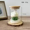 Vela Aromática Tulipa Dia dos Namorados Estilo Ins Vela de Vidro Aromática Flor para Presente de Feriado