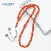 Cola de Aleación de Doble Cola con 99 Cuentas Misbaha, Joyería de Pulsera Misbaha Saudita, Medio Oriente