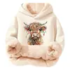 Sudadera con capucha de talla grande, suelta, de algodón compuesto y borrego, forrada de forro polar, sin bolsillos, para primavera y otoño, transfronteriza del Sudeste Asiático