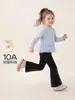 [Produto Novo Outono 2026] Calça Jerry para Bebês Meninas Calça Flare Respirável Calça Esportiva para Bebê Calça Casual Infantil