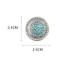 Adecuado para Zapatos Crocs DIY Accesorios de Hebilla de Flor Desmontable Decoraciones de Hebilla de Zapato Turquesa Retro Venta al por Mayor