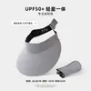 Sombrero Integrado Sin Rastro para Mujer Protector Solar Verano Deportes Gorra Vacía Plegable Montar Sombrero Solar Anti-UV