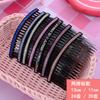 Flequillo Peine para el Cabello Peine de Inserción Clip para el Cabello a Presión para Cabello Roto Adorno para la Cabeza Parte Posterior de la Cabeza Clip para Cabello Extendido Mujer Adulta Horquilla para el Cabello con Pedrería Venta al por Mayor