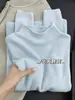 Camisa Básica de Tricô Gola Alta Meia Manga Simples Estilo Japonês para Mulheres, Suéter Top Macio de Manga Longa para Outono e Inverno 2026