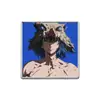 Anime Japonés y Coreano Demon Slayer Broche Divertido Insignia de Metal Accesorios para Ropa Pines de Solapa Patrón Geométrico Redondo Venta al por Mayor de Fábrica