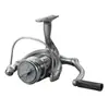 Carretilha de Pesca Pequena para Golfe, Carretilha de Spinning com Roldana Rasa Totalmente em Metal, Carretilha para Iscas, Arremesso de Longa Distância, Resistente à Água Salgada, Vara de Pesca Marinha, Carretilha para Pesca de Rocha