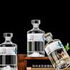 Garrafa de Licor Atacado Zhuopai 500ml Material Cristal Branco Conjunto Garrafa de Vinho Keshan Banquete de Casamento Transparente Selada Vazia Garrafa de Vinho Auto-Fermentado