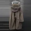 Pantalones Cargo de Diseño con Empalme Nuevo Otoño Temprano 2025 Pantalones Casuales Moda de Nicho para Mujer Pantalones Anchos Sueltos Pantalones Largos