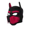 Sm Productos Novedosos para Adultos Juego de Rol para Mascotas Material de Buceo Cubrecabezas para Perro Cubrecabezas de Cobertura Total con Apertura para los Ojos
