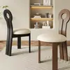 Silla de Comedor con Respaldo de Madera Maciza Estilo Ins Silla de Escritorio de Diseñador Silla de Computadora Silla de Cafetería Muebles de Restaurante