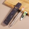 Set de Cepillo de Dientes y Pasta Dental para Habitación de Huéspedes, Artículos de Tocador para B&B, Cepillo de Dientes de Cerdas Suaves, Desechable de Hotel Estrella, Mismo Estilo que el Hotel