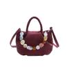 Bolso de Nube Plegado de Gama Alta de Diseño Exclusivo para Mujer 2025 Nuevo Estilo Bolso con Cadena de Perlas Bolso de Mano Hombro Cruzado