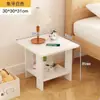 Mesa Pequena, Mesa Lateral de Sofá, Mesa de Centro para Salas Pequenas, Prateleira de Cabeceira para Casa de Aluguel, Mesa de Chá Minimalista Nórdica