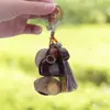 Campanilla de Viento Colgante de Cáscara de Fruta Hecha a Mano DIY Campana de Mano Curativa Colgante Creativo Cultural para Bolsos Llavero Decoración Venta al por Mayor