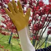 Luvas de Proteção para Apicultura Luvas de Pele de Ovelha Luvas de Lona Amarela Luvas de Pele de Ovelha