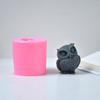 Nuevo producto transfronterizo: Serie Búho Torcido Molde de Silicona para Velas de Aromaterapia 3D para Jabón de Aceite Esencial DIY