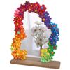 Estilo ins coreano Acrílico Grande Alienígena Forma Irregular Gota de Agua Amor Espejo Creativo para Niños DIY Hecho a Mano