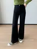 Piernas rectas~100% favorecedores de la figura, elasticidad en cuatro direcciones, hace que las piernas se vean más largas y delgadas, jeans acampanados de pierna recta ajustados para mujer, nuevo 26