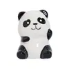 Enfeites de Panda de Cerâmica Fofos de Desenho Animado Criativo para Mesa de Escritório Estação de Trabalho Descompressão Panda Artesanato Criativo de Cerâmica