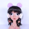 Auriculares Trendy con Pompón Regalo de Cumpleaños Festivo Auriculares con Cable Nueva Moda Creativa Artículo Caliente Transfronterizo