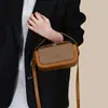 Nova Bolsa de Ombro Feminina 2025, Bolsa Caixa Nicho de Luxo Leve Casual Feminina, Bolsa de Mão Fashion, Bolsa Quadrada Pequena Transversal