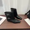 Botines de Gamuza con Hebilla Estilo Coreano para Mujer 2026 Otoño/Invierno Botas de Caña Alta para Pantalón Estilo Chica Picante Botas Vaqueras Botas Juveniles