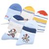 Calcetines de algodón fino para niños de seis dedos, temporada de primavera y otoño, calcetines cálidos con estampado de oso que absorben el sudor, para hombres y mujeres, calcetines Dabao al por mayor