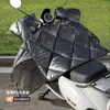 Couro de cordeiro PU para para-brisa de carro elétrico, forrado com fleece de inverno, espessado, para bateria de motocicleta, para-brisa à prova d'água, novidade 2024