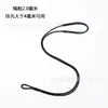 Colar Corda Vermelha Casal Gargantilha Masculina e Feminina Fino Simples Fivela Segura Cordão Preto Pingente DIY Corda de Couro Encerado