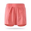 Novas Calças de Três Pontos Falsas Antirreflexo Fitness Short Calça de Yoga Corrida Solta Shorts Esportivos de Alta Resistência para Mulheres