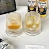 Copo de Uísque de Luxo Leve de Alta Qualidade, Taça de Vinho Clássica de Cristal, Copo de Cerveja Giratório para Alívio de Estresse, Taça de Vinho Estrangeira de Alta Qualidade