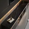 Mármol Moderno Lujo Ligero Gabinete de TV Esterilla Protectora para Encimera Mesa de Aparador Mantel Mueble Zapatero de Entrada Mesa