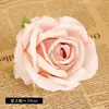 Tela de seda de simulación Cabeza de flor rosa Dorr al por mayor Arreglo de boda Material floral Flor DIY Pared de flores Fabricación de caja de regalo Cabeza de flor falsa