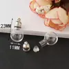 Collares, Pulseras, Pendientes Hechos a Mano para Bricolaje, Accesorios para Joyería, Bombillas Pequeñas, Cubiertas de Bola de Cristal, Frascos Redondos de Vidrio, Colgantes