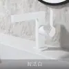 Torneira Criativa Nova Branca Leitoso Simples de Cobre para Lavatório Doméstico Torneira Quente e Fria tipo Bolha para Instalação sob a Bancada
