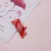 Diy tela rayada cosida a mano pura accesorios para el cabello de caramelo completo accesorios de ropa horquilla para el cabello para niños diadema accesorios de tela