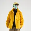 Tmall Bo mesmo estilo jaqueta corta-vento três em um feminina para atividades ao ar livre à prova d'água quente conjunto de duas peças masculina tamanho pequeno traje de montanhismo
