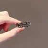 2024 Pinza para el Cabello Estilo Metal con Pedrería Súper Brillante Flor de Cristal Pinza Hueca Pinza Lateral para Flequillo Pinza Recta