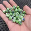 Contas Soltas de Jade Pedra Cor de Chuva Contas Redondas Contas Soltas 10 mm Contas de Jade Acessórios DIY para Pulseira Colar Contas Soltas Contas Multicoloridas