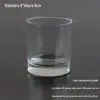 Vela Perfumada de Vidro Criativa DIY Coreana Suporte de Vela de Copo Fosco Simples Nórdico Vela de Cera de Soja Copo Vazio de Cera de Gelatina