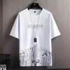 Conjunto Casual de Verão Masculino Ultra-Fino Secagem Rápida Seda de Gelo Camiseta de Manga Curta Shorts Esportivos de 5 Pontos Conjunto de Duas Peças para Corrida