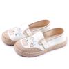 Sapatos Bordados de Fundo Macio Estilo Étnico Transfronteiriço Sapatos de Pano Novo Velho Pequim Femininos Primavera e Outono Sapatos Sociais Femininos Estilo Chinês Sapatos Femininos