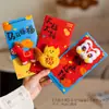 Pelúcia Ano do Cavalo Envelopes Vermelhos 3D Modelo Novo 2026 Envelopes Vermelhos de Ano Novo para Crianças, Envelopes de Dinheiro para o Festival da Primavera para Crianças