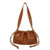 Bolsa de Ombro Feminina Pu Personalizada para Trabalho Estilo Bangkok, Bolsa Tote de Moda para Sobrancelha, Bolsa Saco para Mulheres