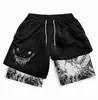 Pantalones Cortos Serie Dragon Ball Impresión Digital 3D Adulto Doble Capa Pantalones de Playa Amazon Comercio Electrónico Transfronterizo Caliente Fábrica